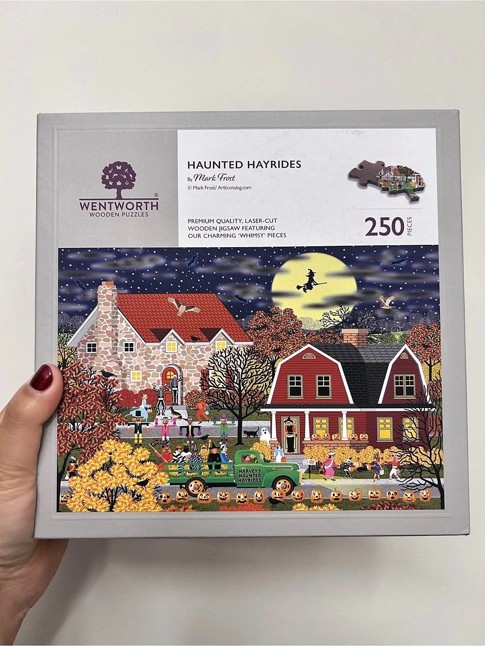 Wentworth Haunted Hayrides 250-Piece Jigsaw Puzzle